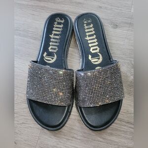 Juicy Couture rhinestone flats size 8